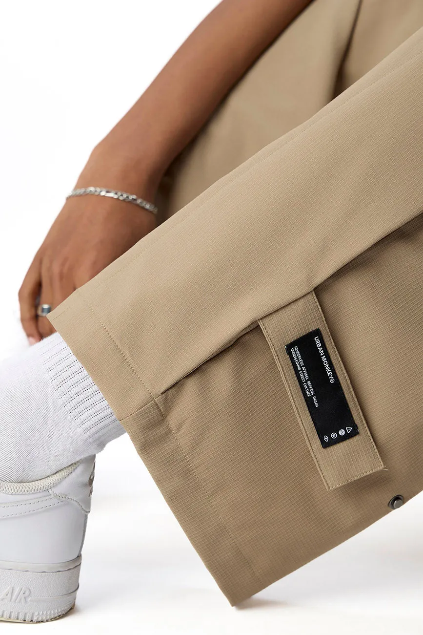 Adjustable Cargo Pants // Brown