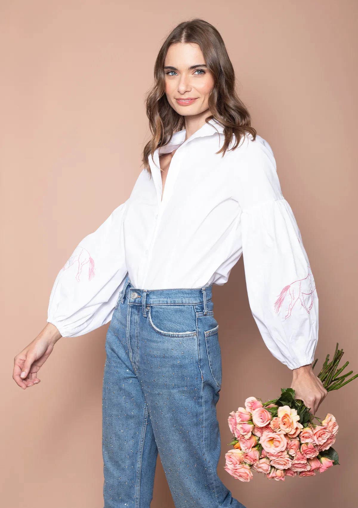 Annie Love Shirt Embroidered