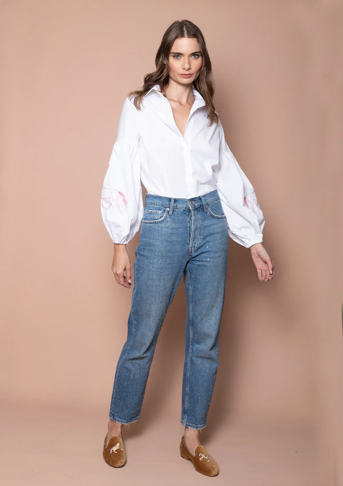 Annie Love Shirt Embroidered