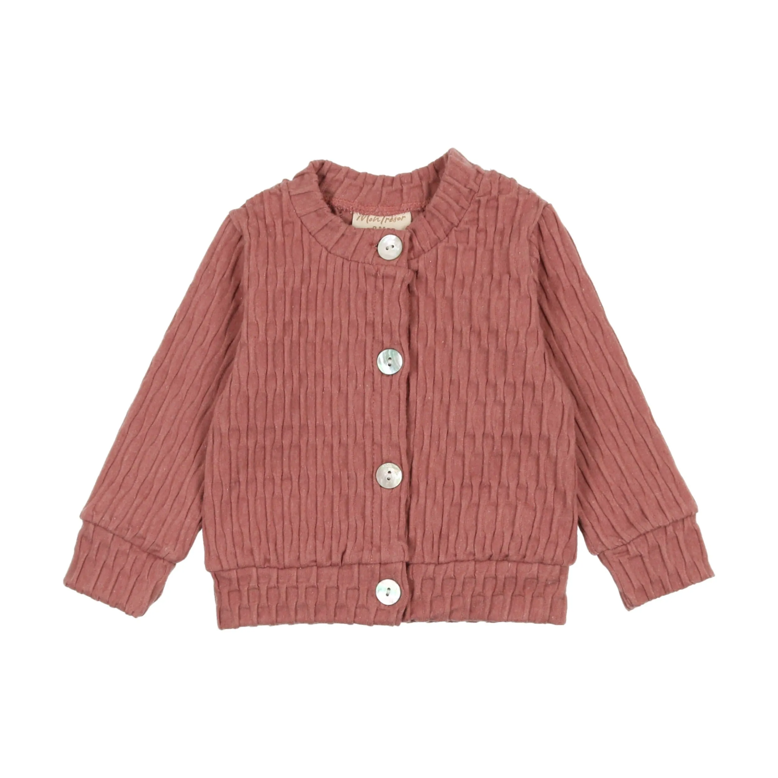 Basket-Weave Cardigan