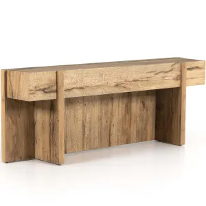Bingham Console Table, Rustic Oak