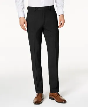 Calvin Klein Mens Skinny fit Dress Pants 34 / 34 Black Stretch