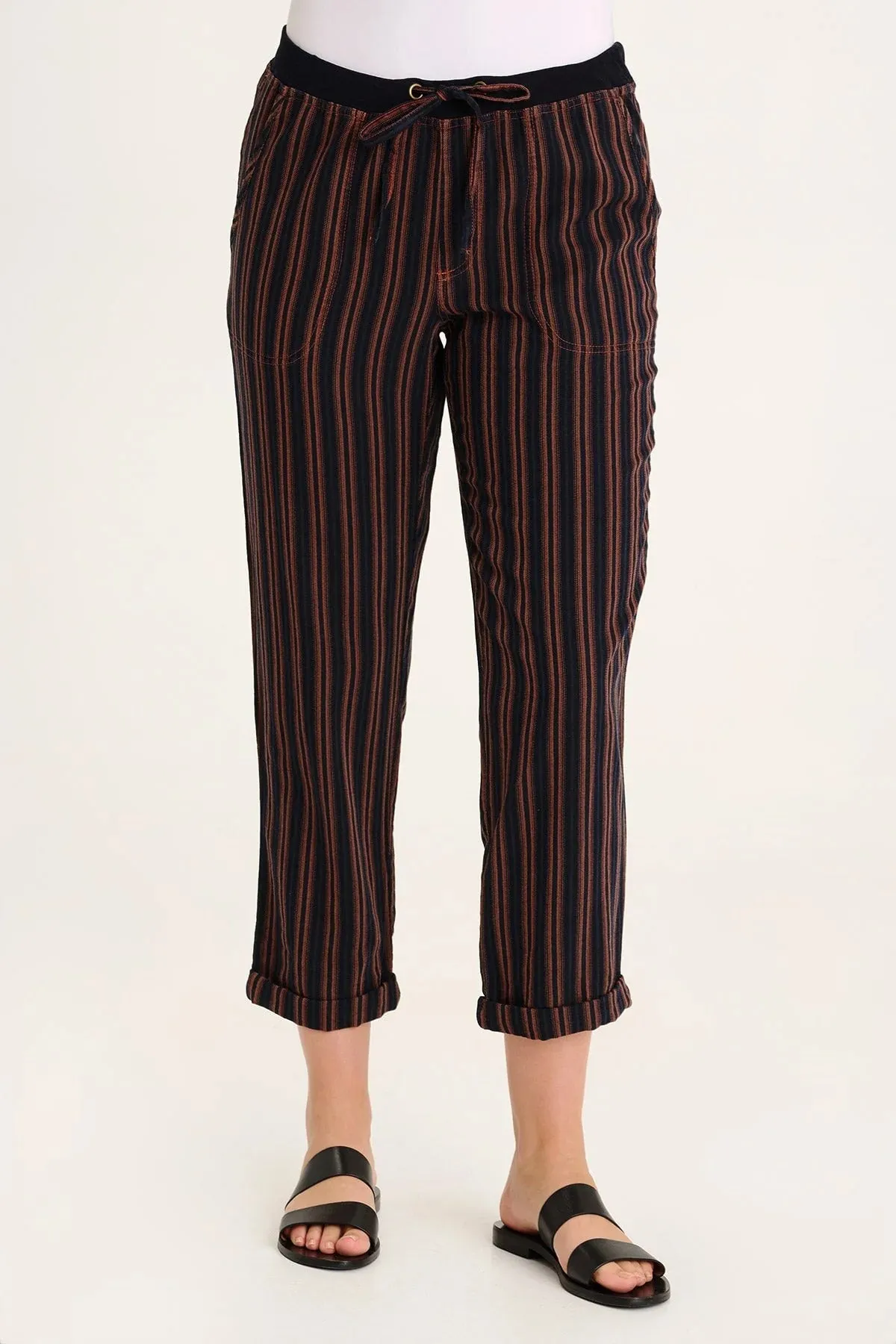 Cena Crop in Sierra Stripe | XCVI