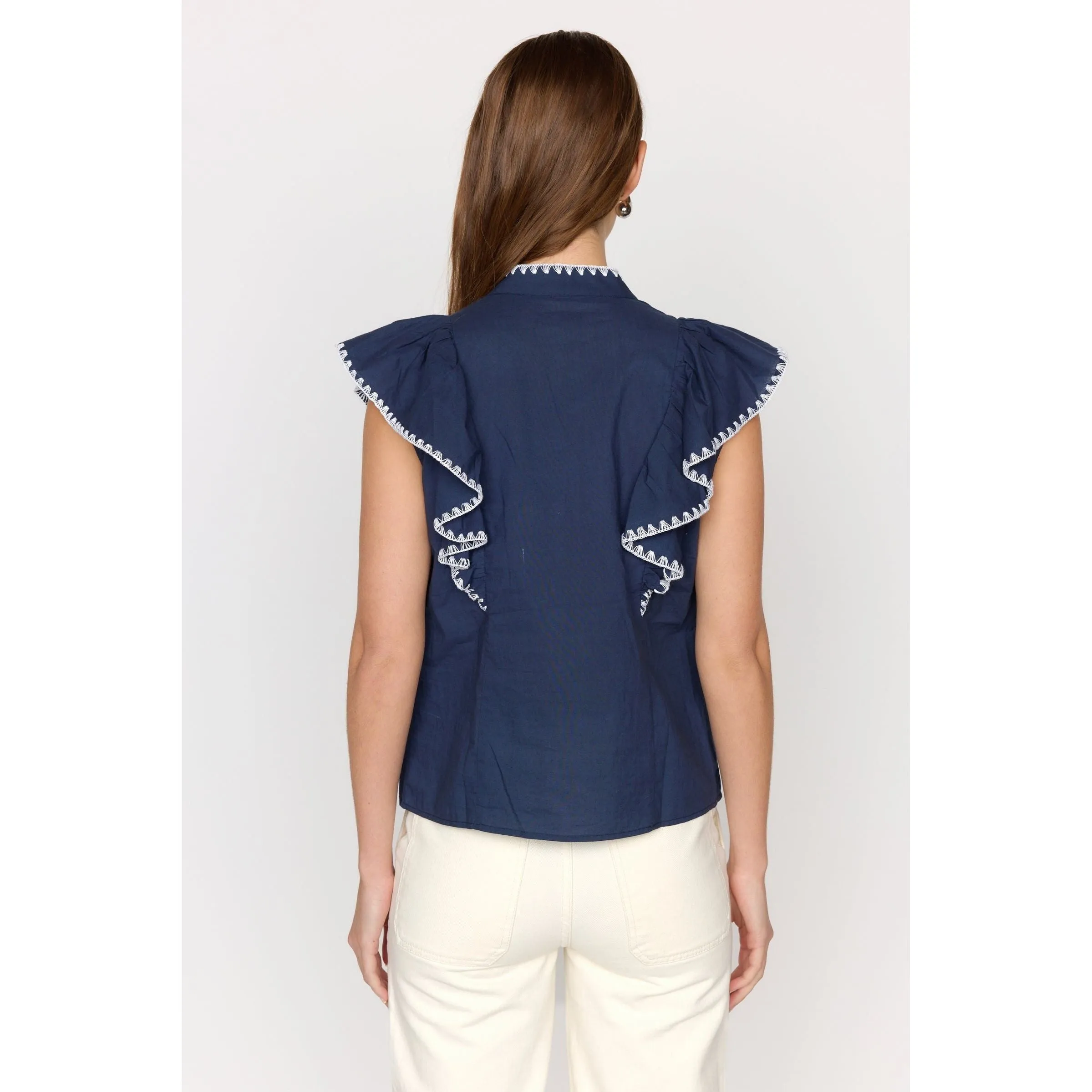 Christy Lynn Dolce Top Navy