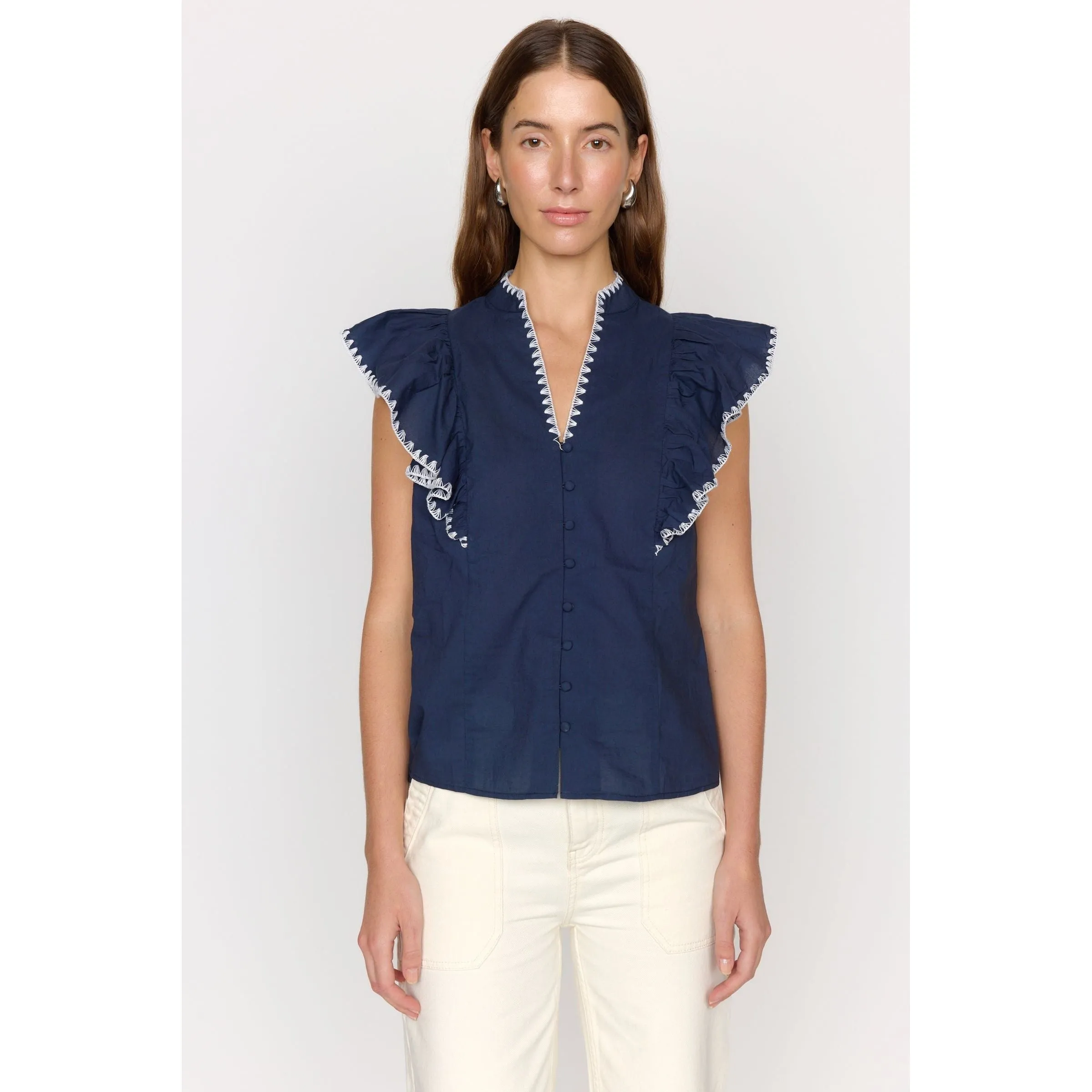 Christy Lynn Dolce Top Navy