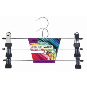 Clothes Clip Hangers - Chrome