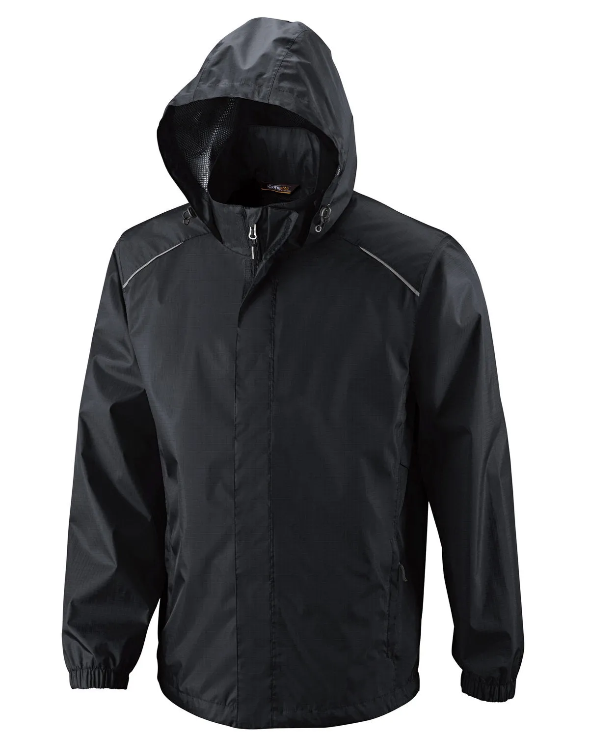 CORE365 Men's Climate Seam-Sealed Lightweight Variegated Ripstop Jacket