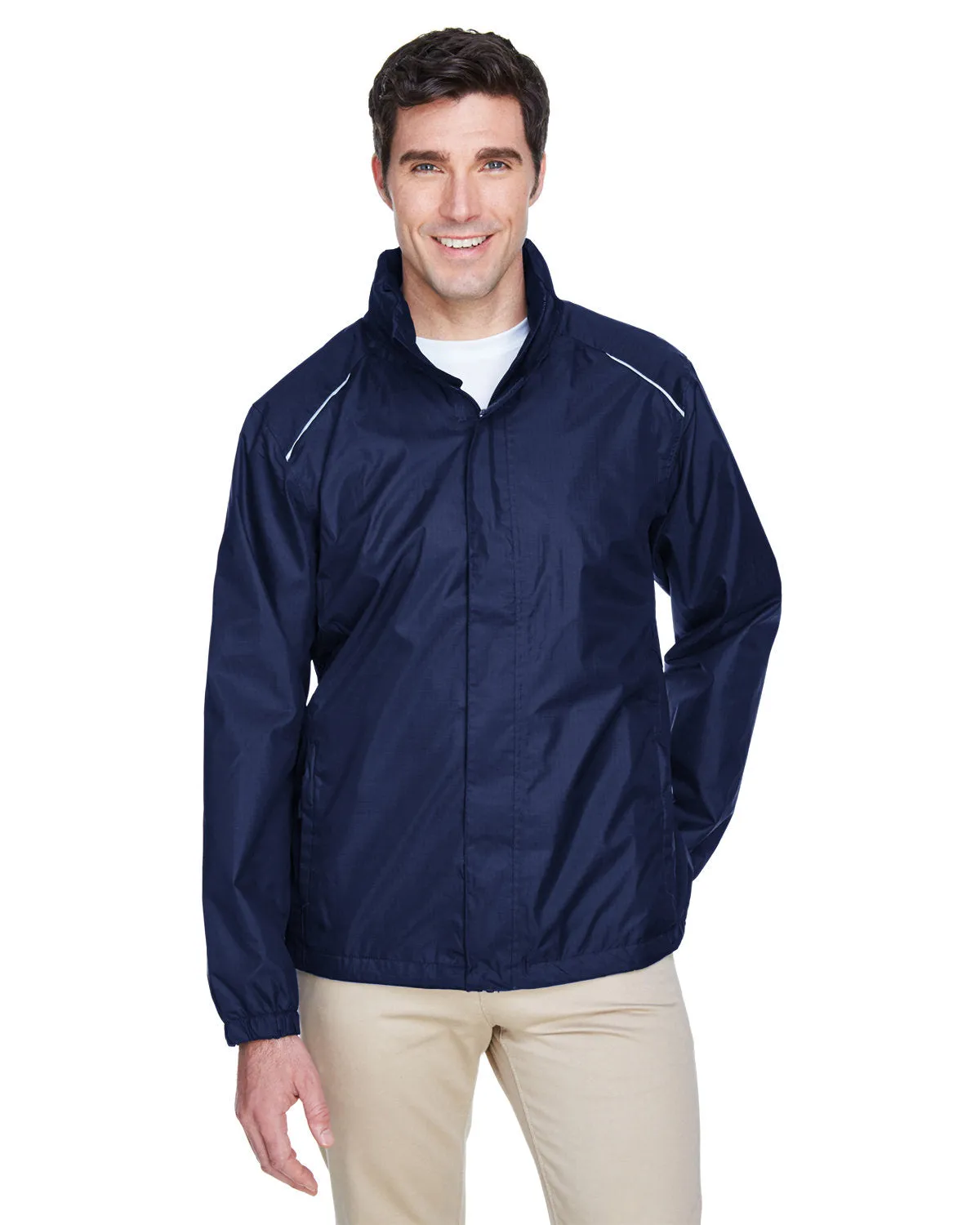 CORE365 Men's Climate Seam-Sealed Lightweight Variegated Ripstop Jacket