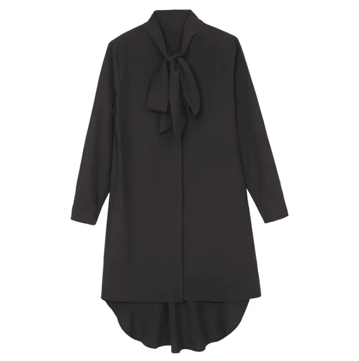 European and American fashion style loose long shirts, long-sleeved blouses