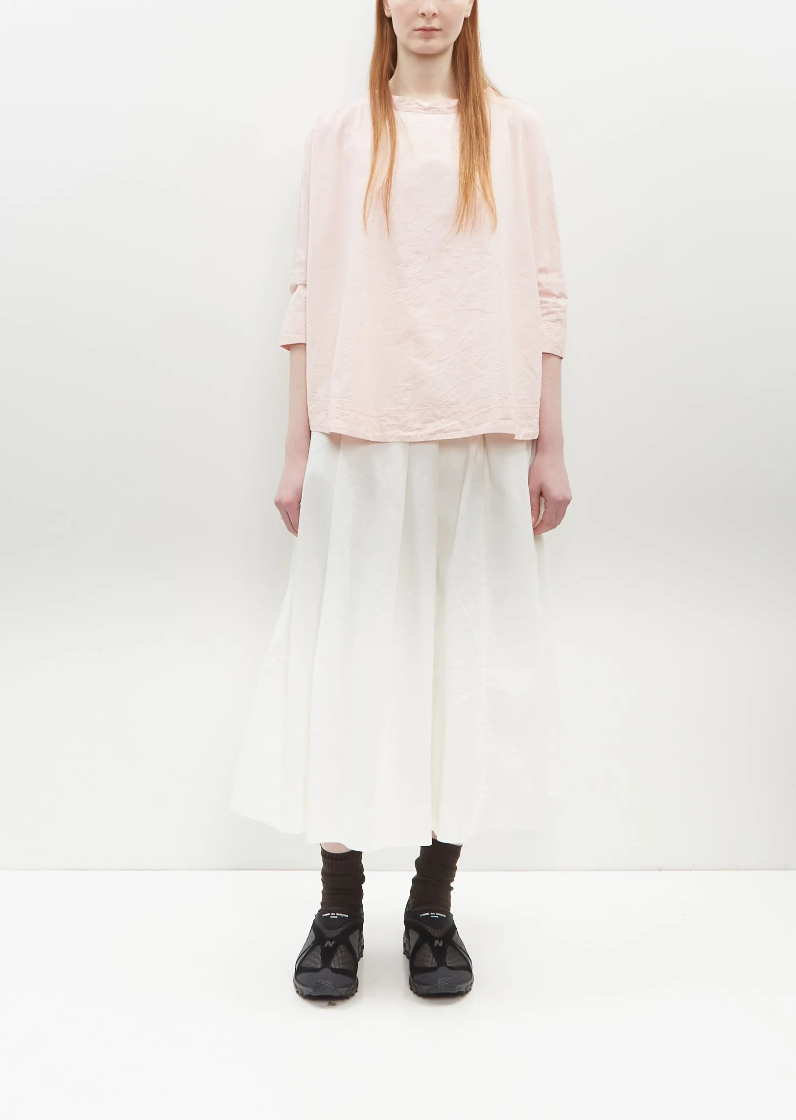 Fabienne Cotton-Silk Top