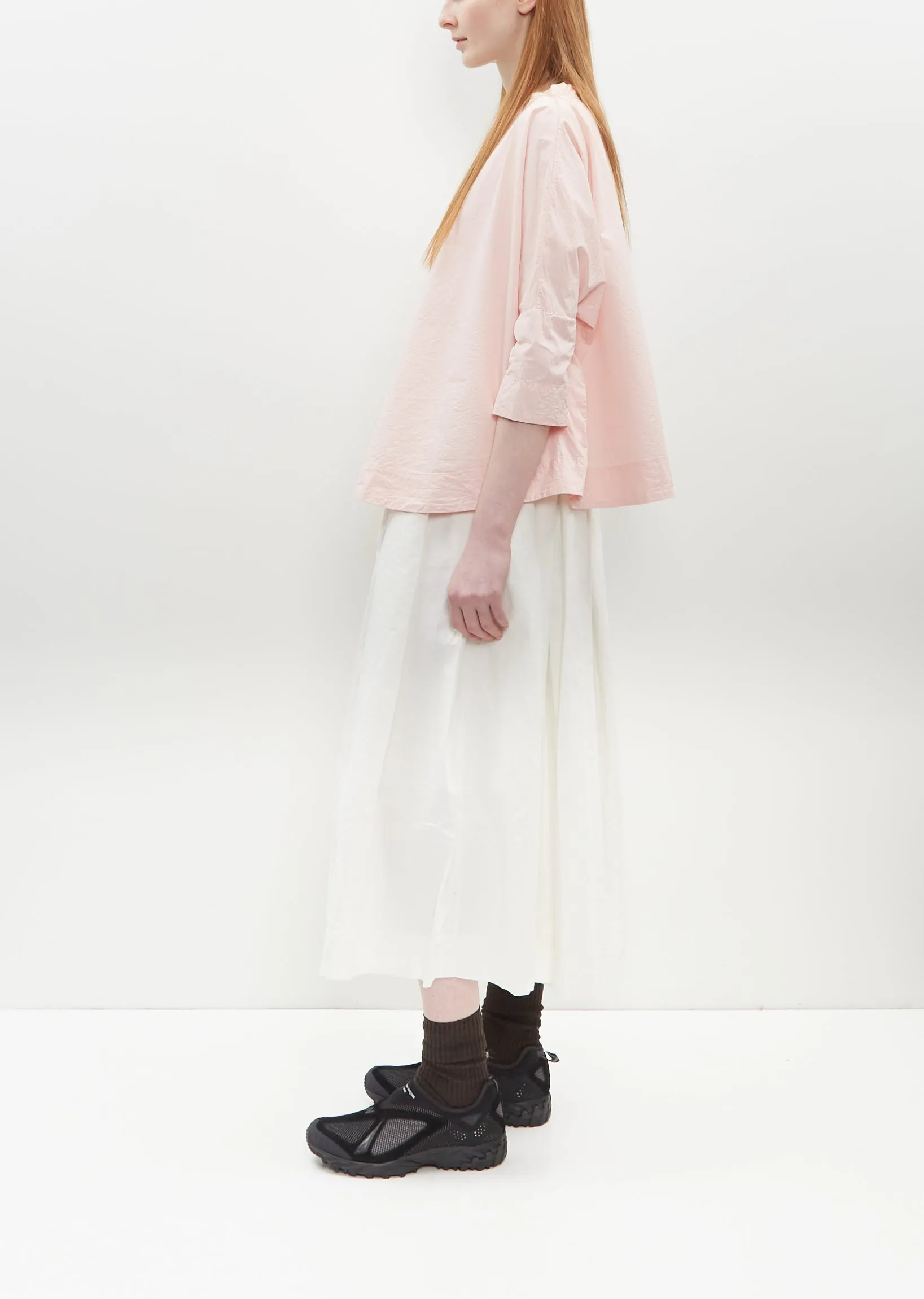 Fabienne Cotton-Silk Top