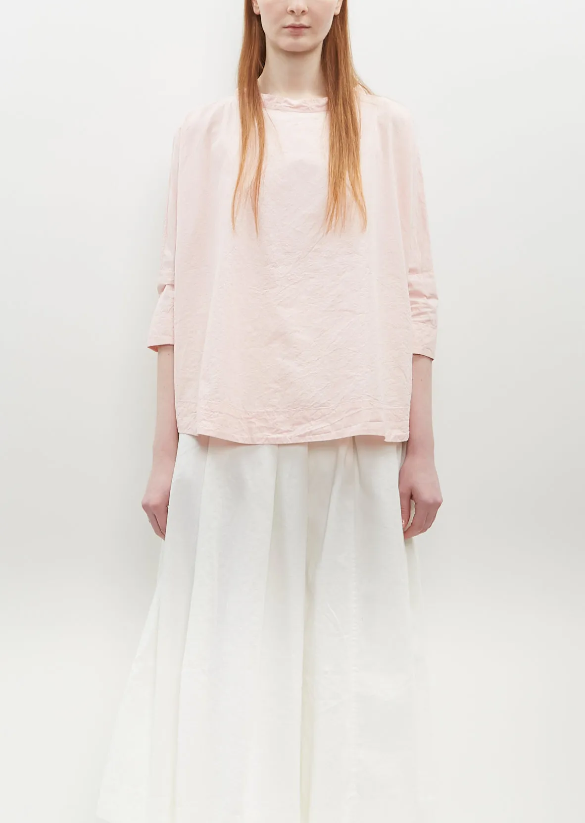 Fabienne Cotton-Silk Top