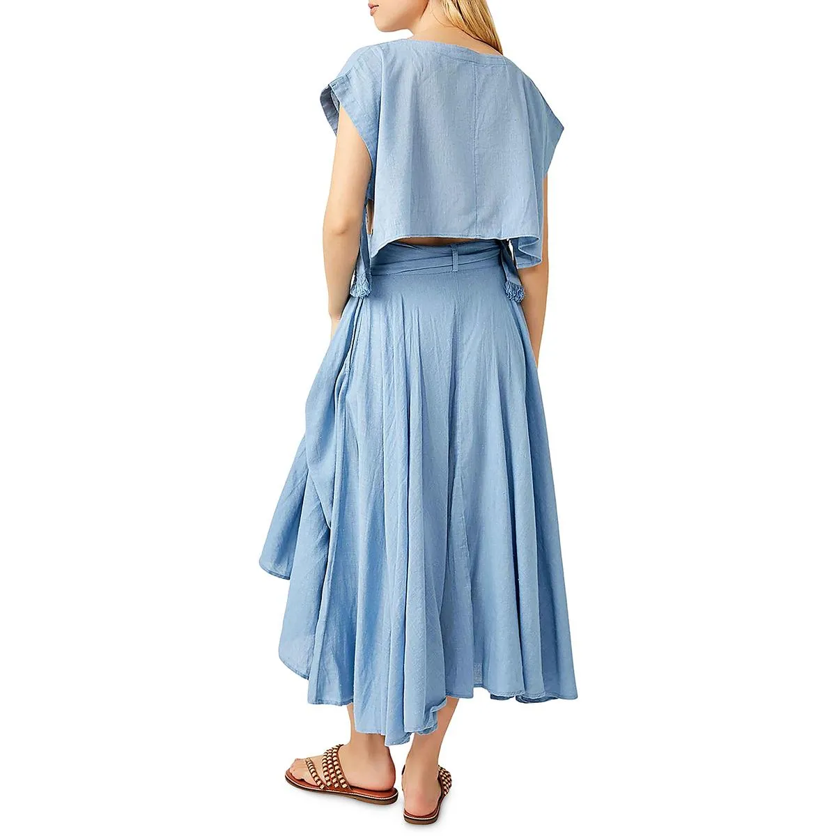 Free People Womens Cotton Boxey Cropped
