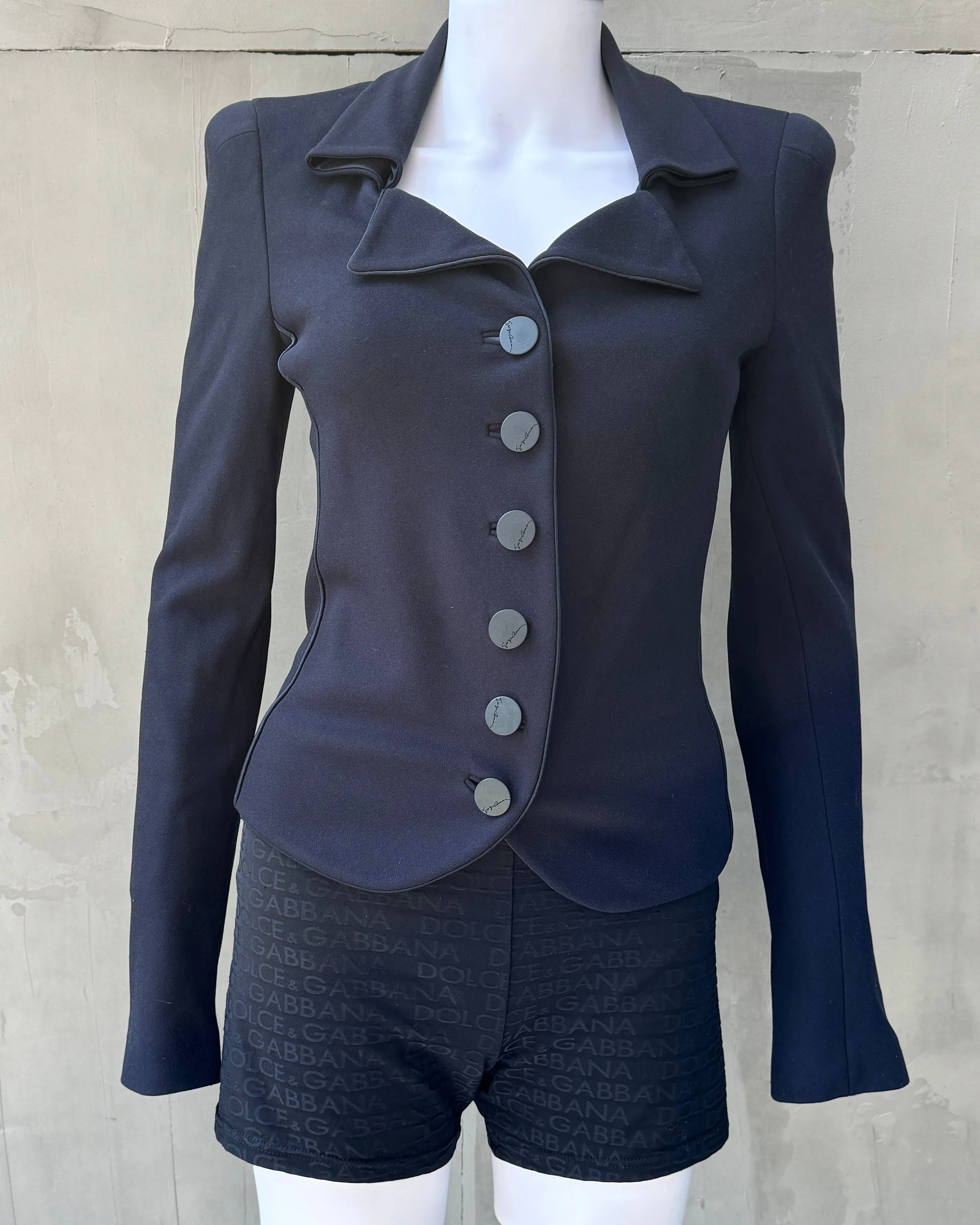 GIORGIO ARMANI FITTED BLAZER JACKET - S/M