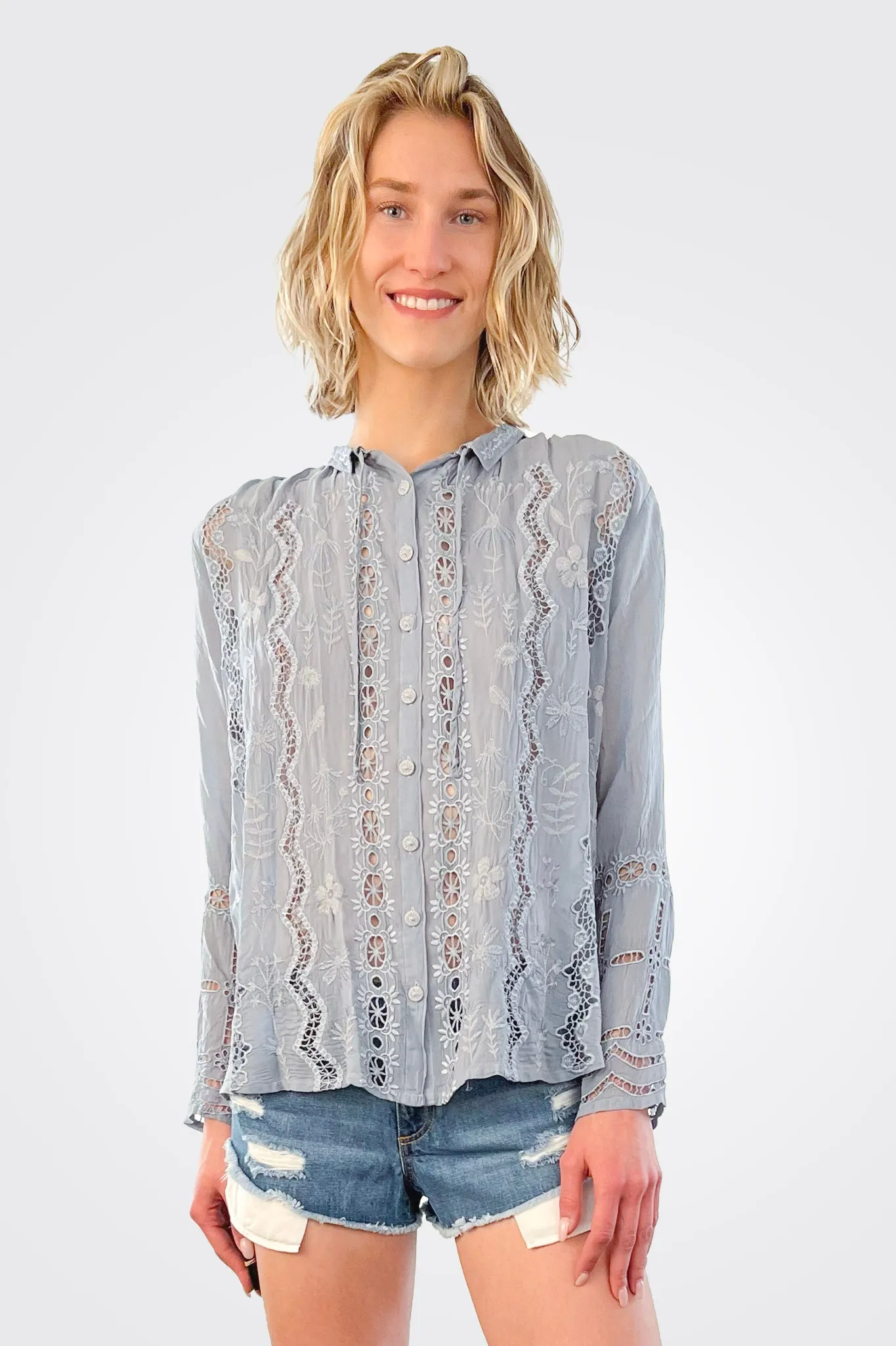 Irini Blouse - Fog