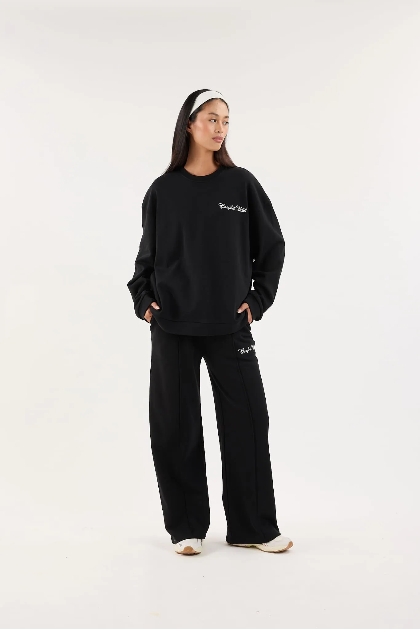 Jet Black Comfy Co-ord Set