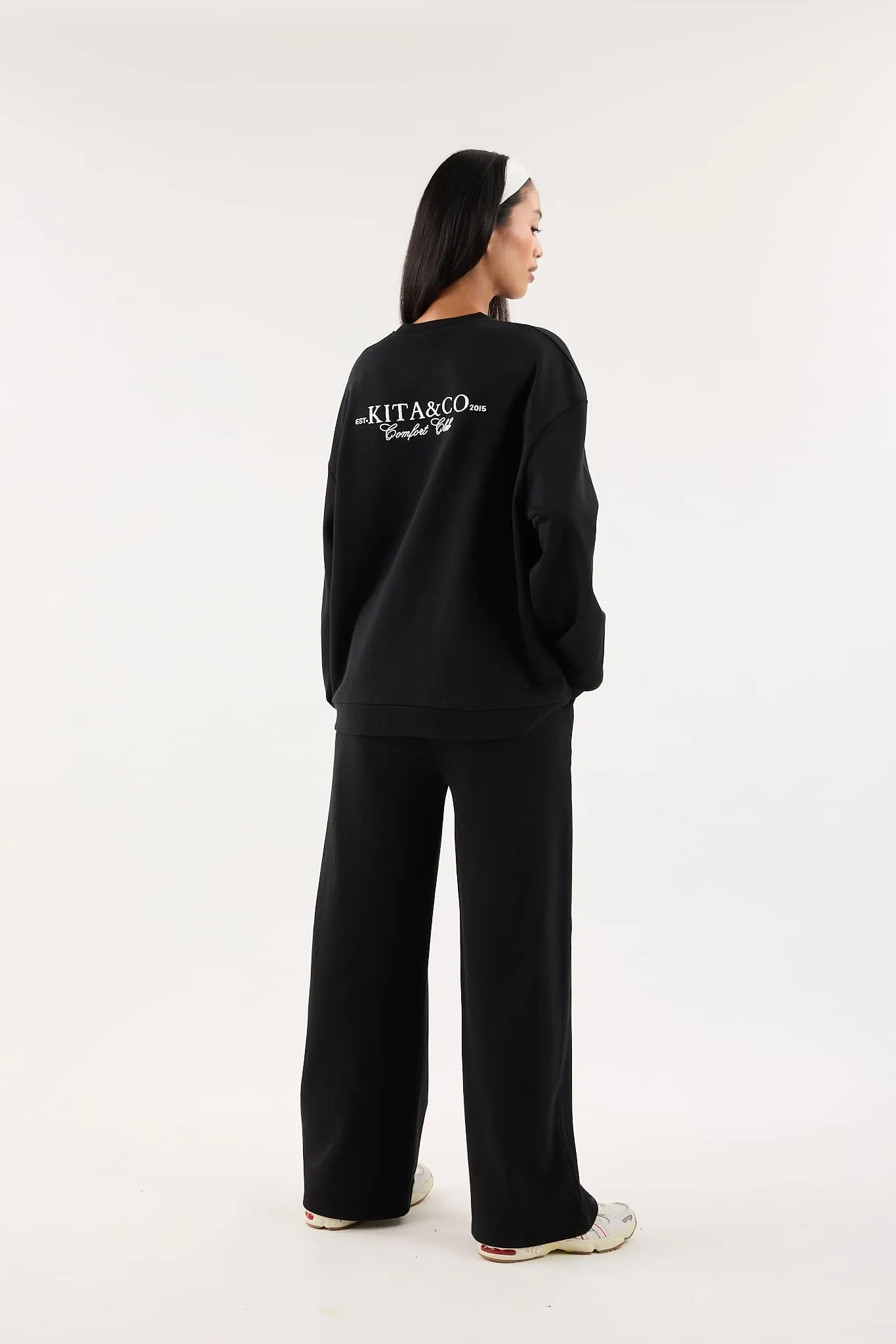 Jet Black Comfy Co-ord Set