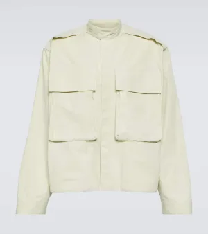 Jil Sander Oversized cotton jacket