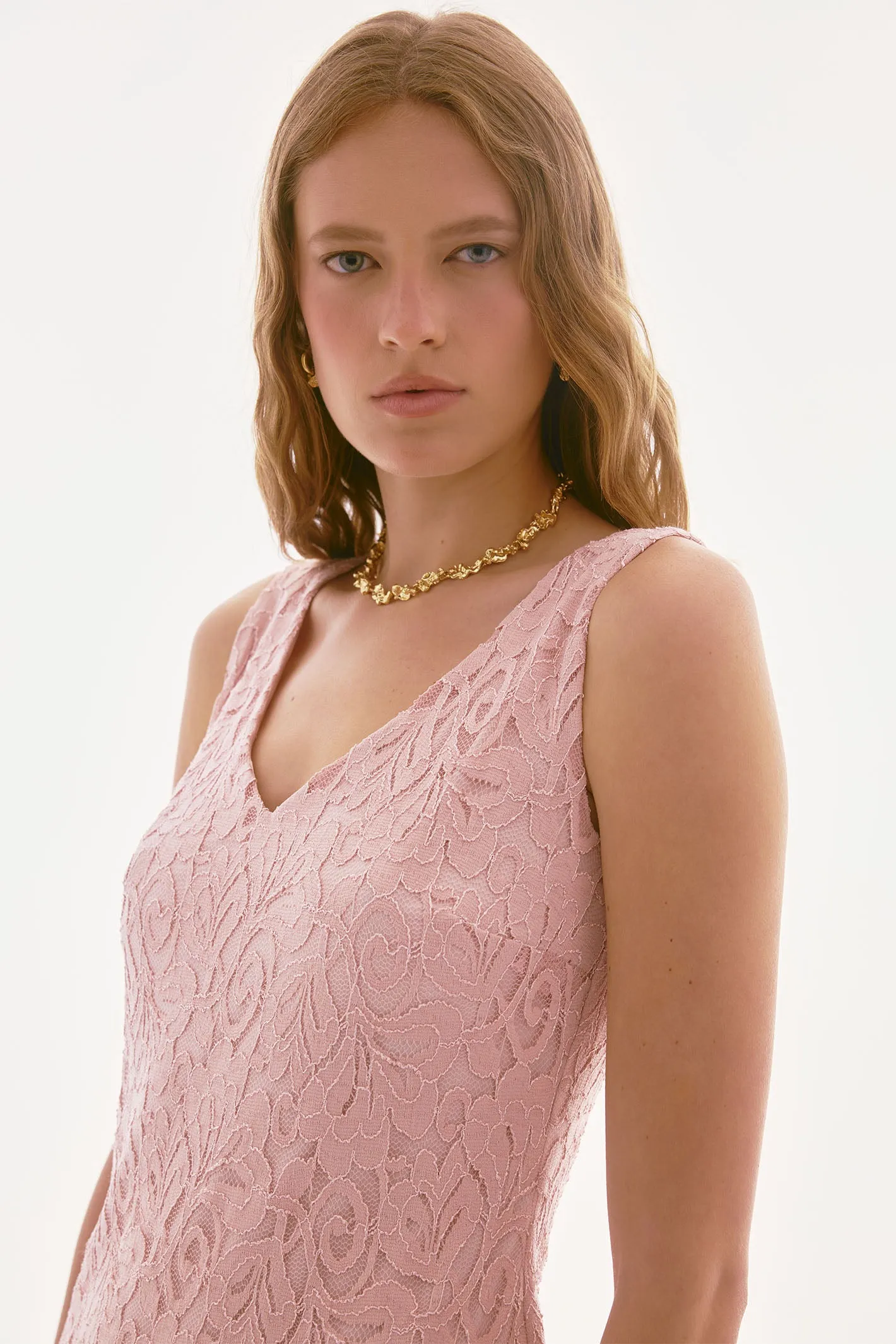 Joseph Ribkoff 251760 Pink Quartz Lace Camisole Top