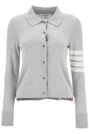 light grey cotton shirt with 4 stripes FKL003A Y3036 LT GREY