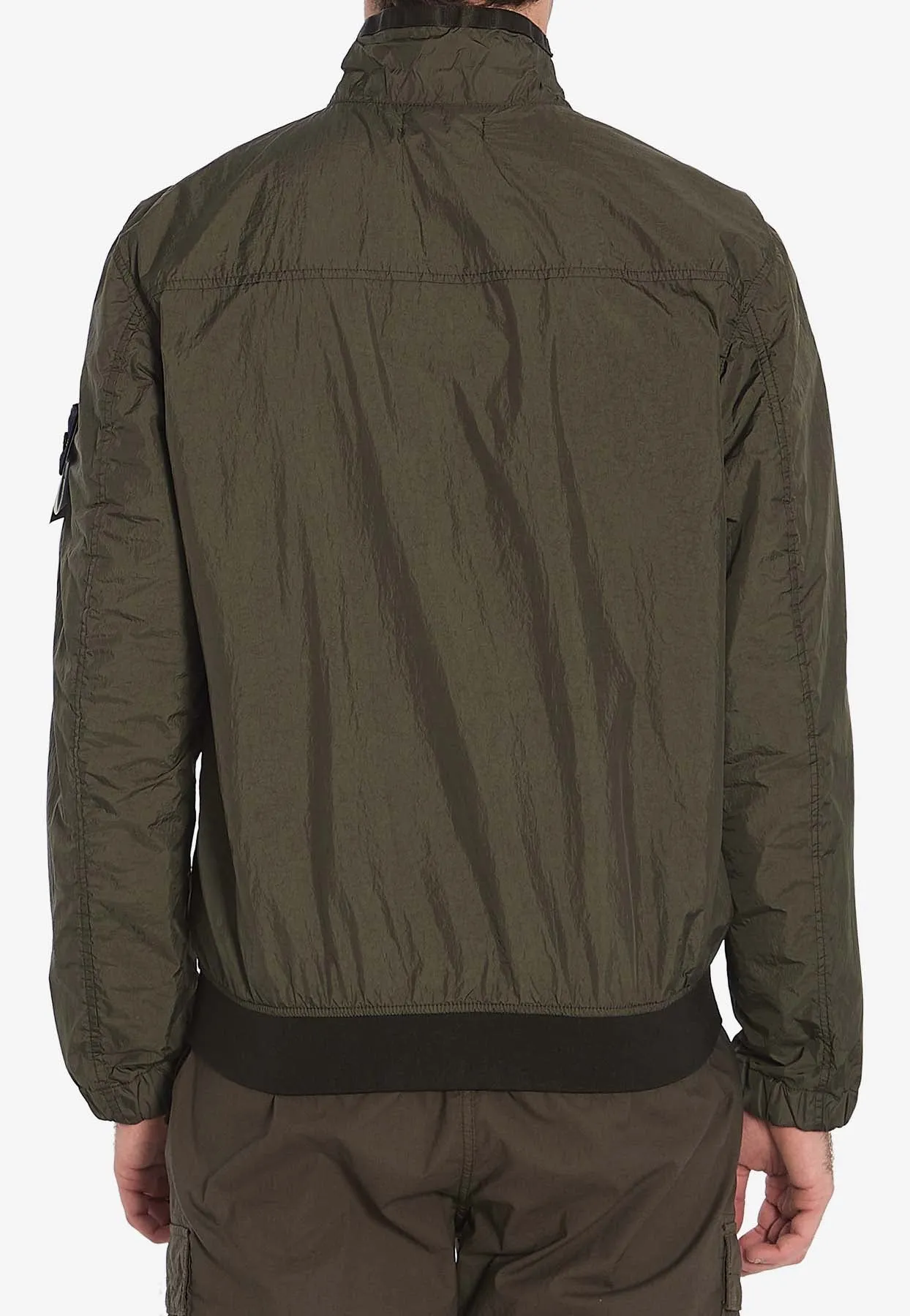 Logo Patch Zip-Up Jacket