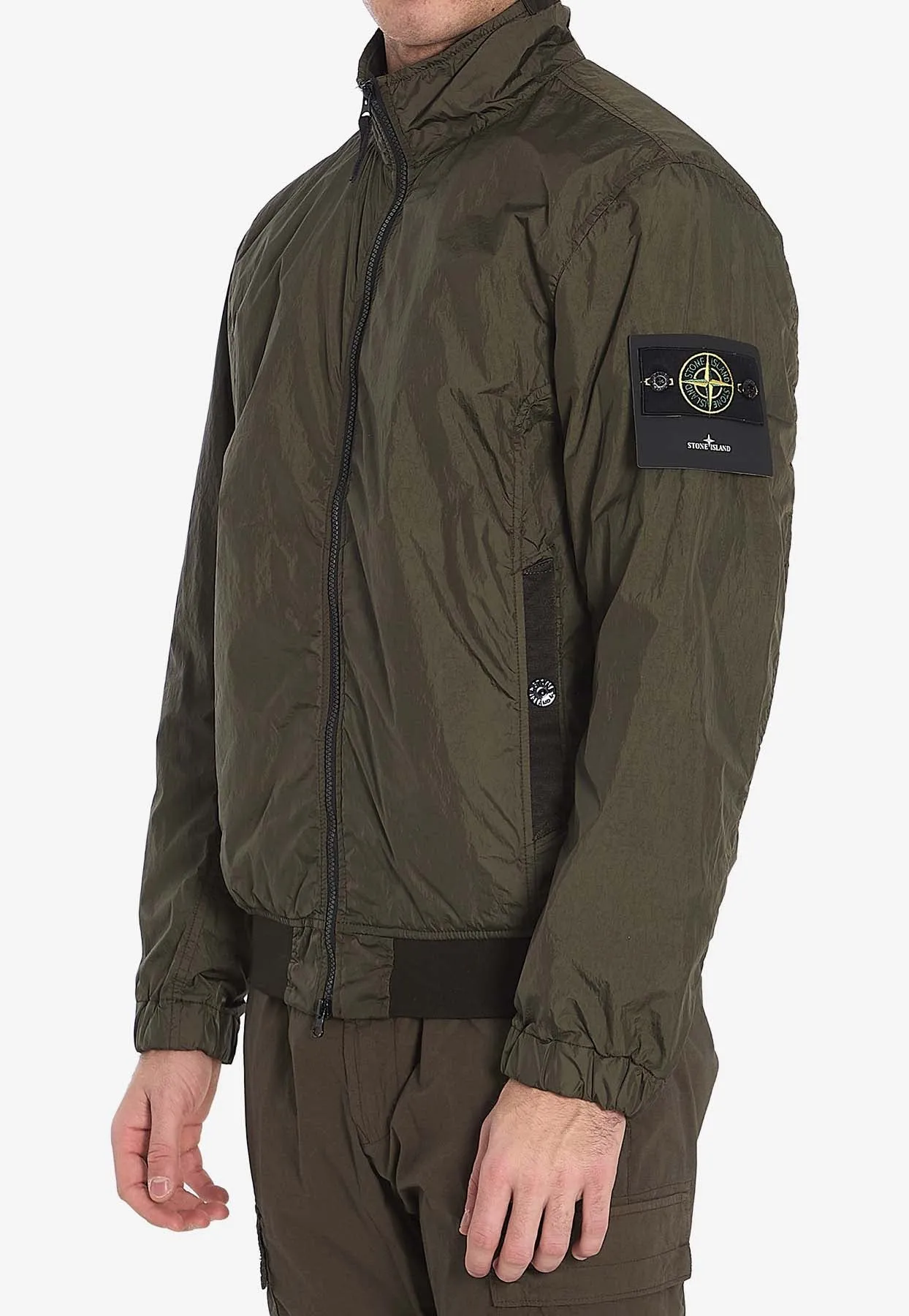 Logo Patch Zip-Up Jacket