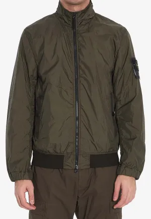 Logo Patch Zip-Up Jacket