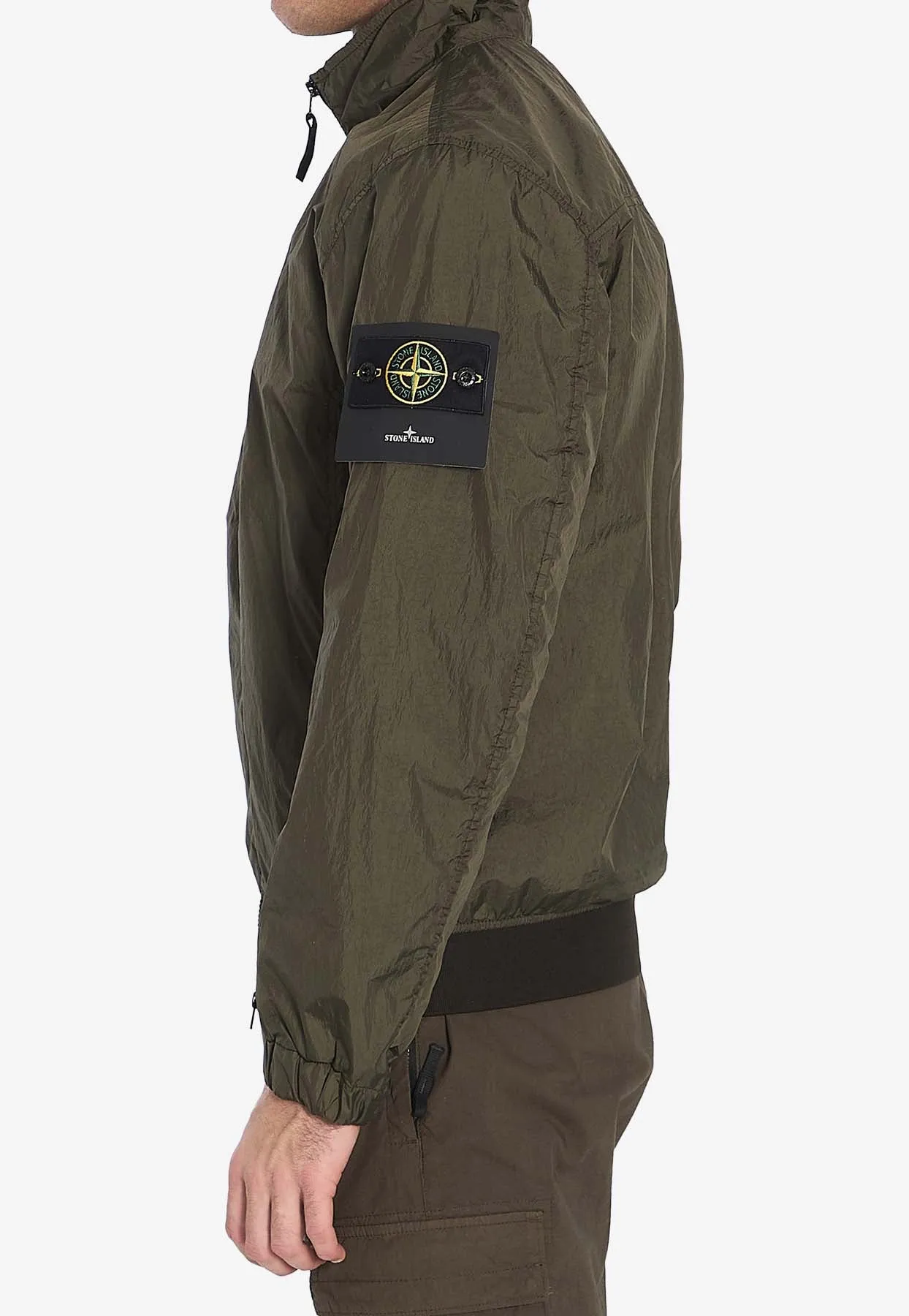 Logo Patch Zip-Up Jacket