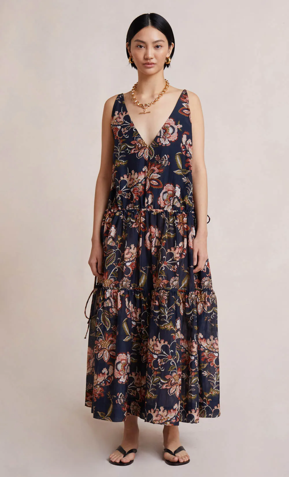 LORI TIE MAXI DRESS