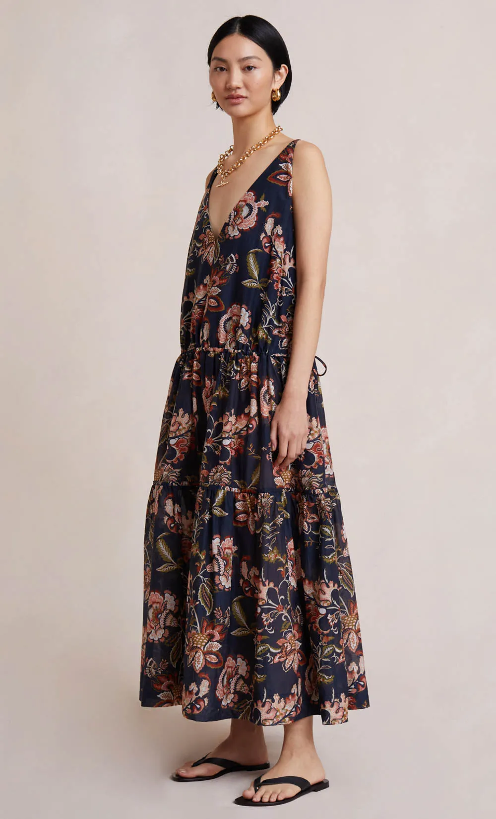 LORI TIE MAXI DRESS