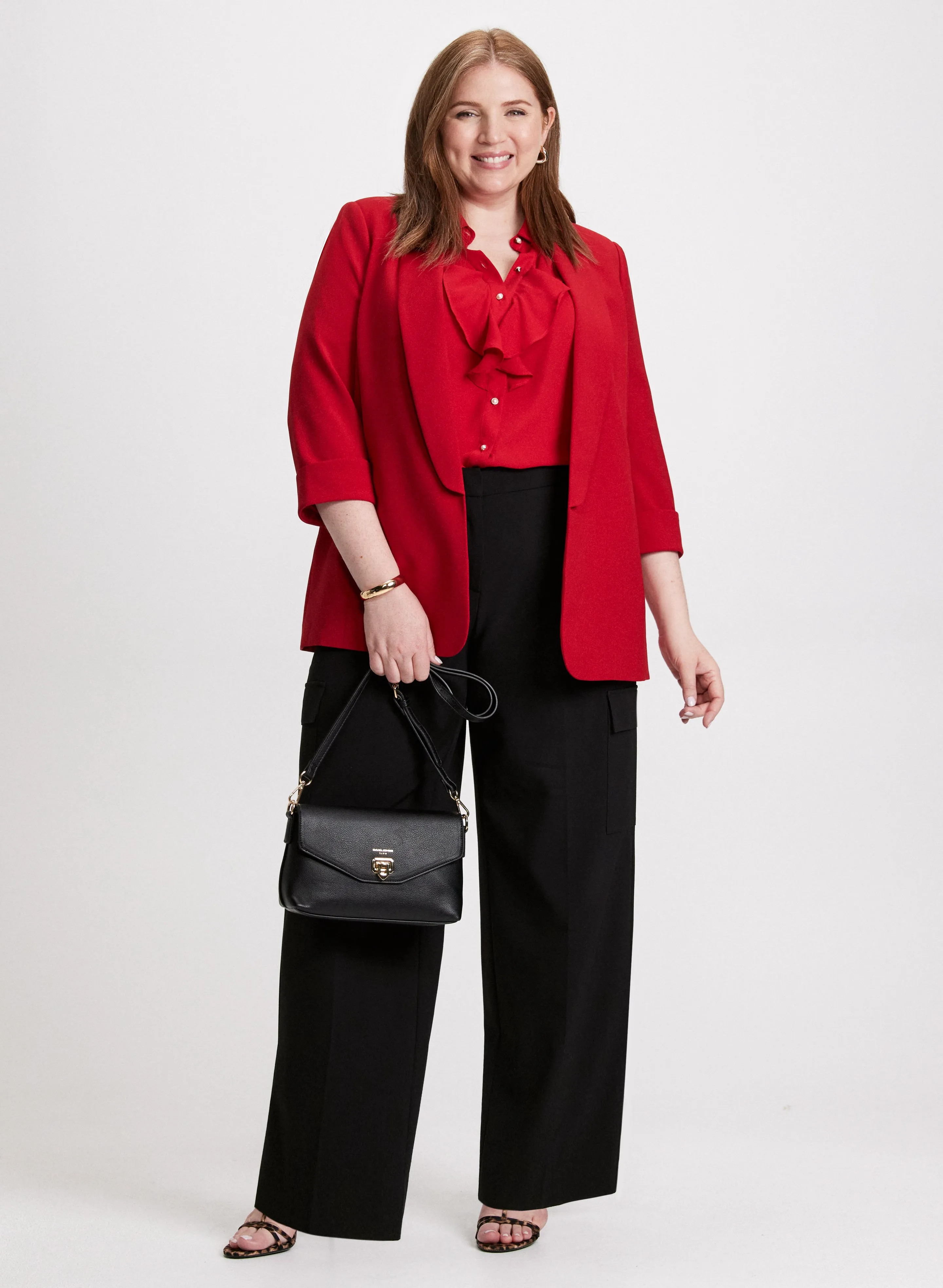 Olivia Cargo Wide-Leg Pants – Regular