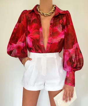 Ombre balloon Blouse
