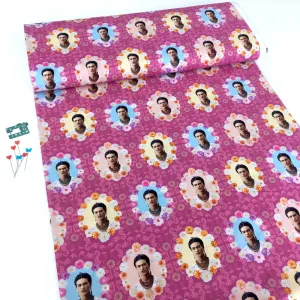 Remnant of Frida Kahlo Flower Frames Pink (143cm)