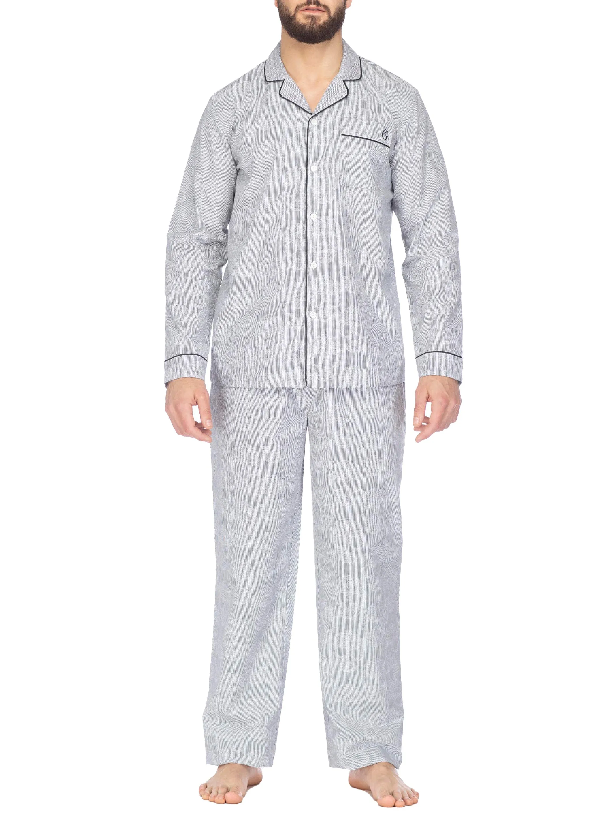 Robert Graham Grey Pajama Set