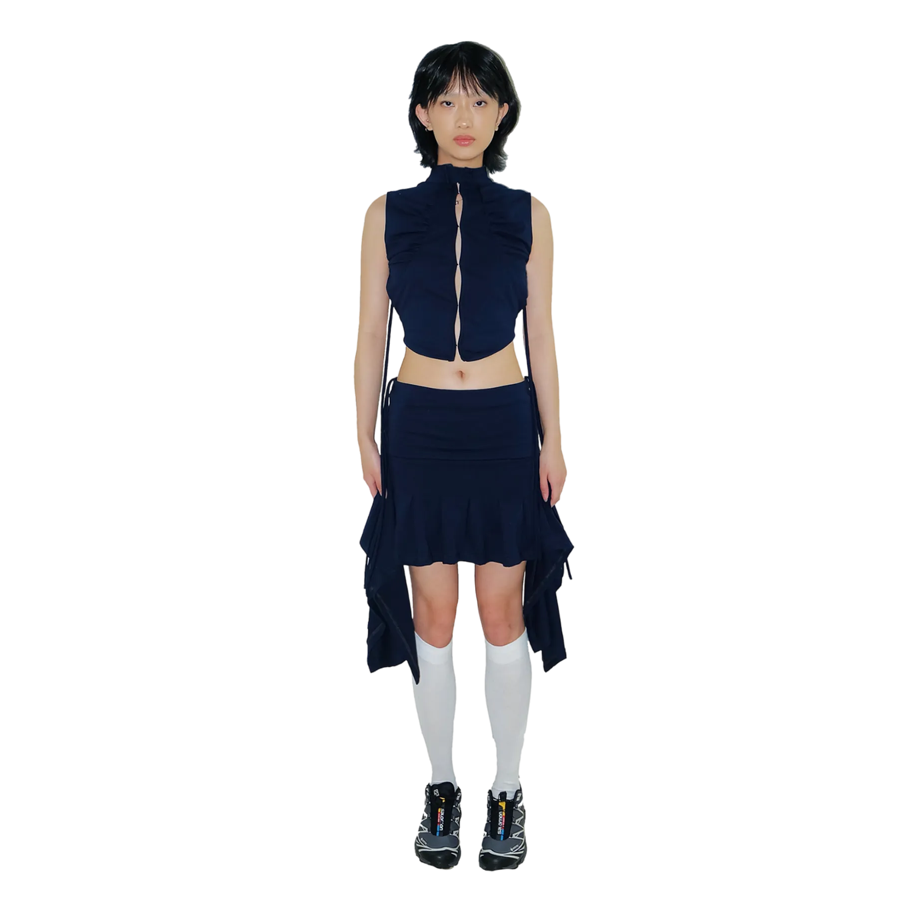System Mini Skirt — Navy