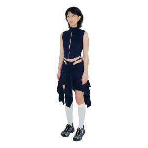 System Mini Skirt — Navy