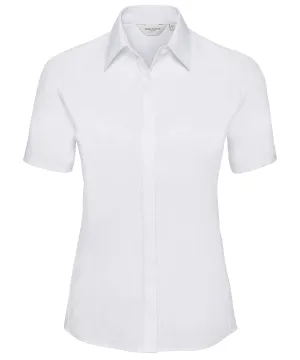 White - Women's short sleeve ultimate stretch shirt