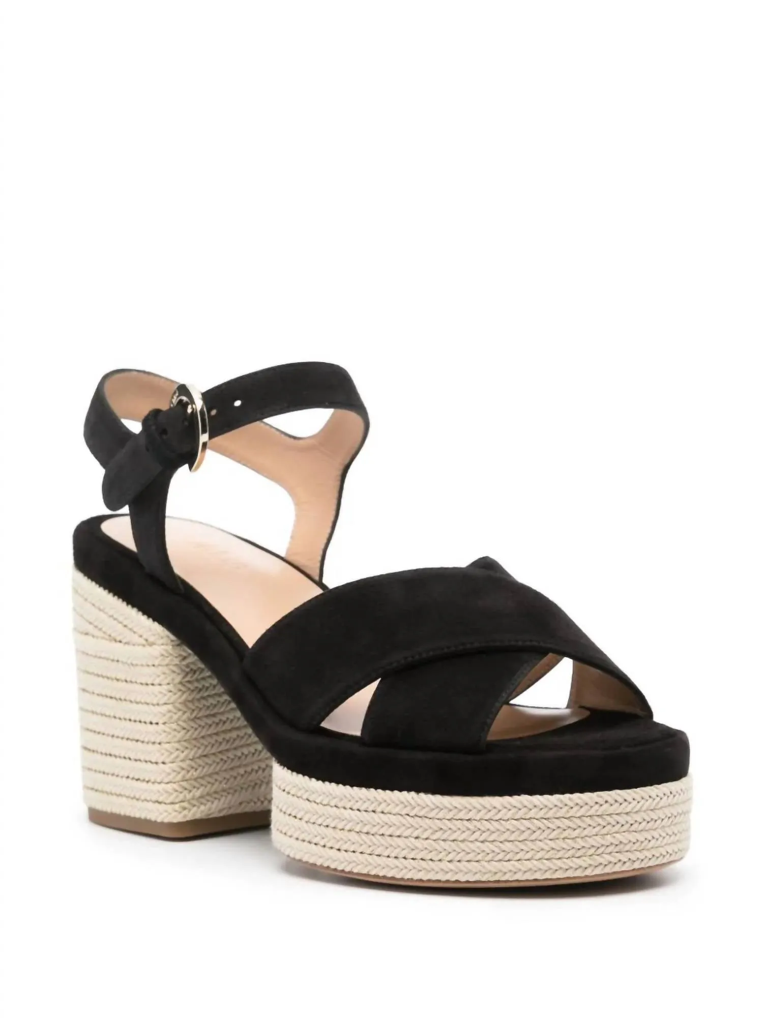 Women's Odina Platform Sandals In Black/gold