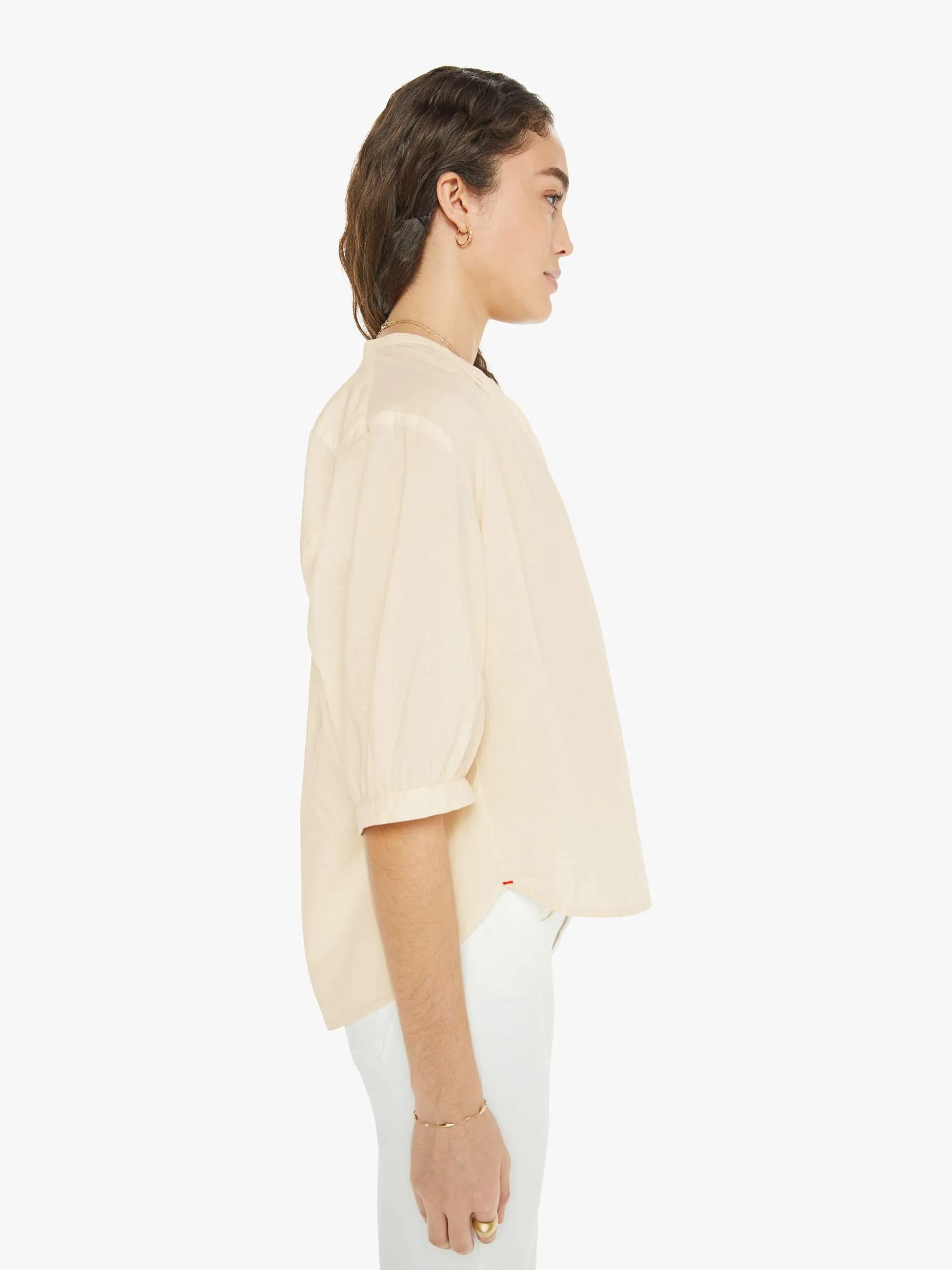 XiRENA Chandler Shirt - Cream Peach