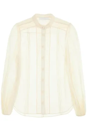 ZIMMERMANN halliday lace-trimmed shirt